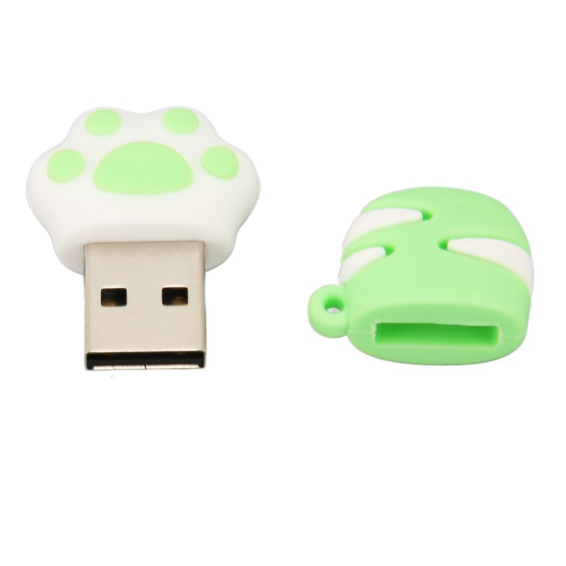Cartoon Flash Drive Cute Cat Paw Shape Anti Electromagnetic Interference