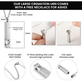 LIFAG Mini Urns for Human Ashes Set of 4 with Velvet Box & Funnel | Small Urn for Ashes for Women & Men | Beautiful Hand Engraved Metal Hummingbird Urn - 3 Inch