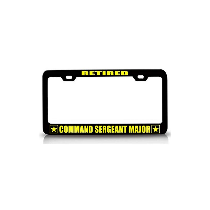 Custom Brother - Retired Command Sergeant Major Army Metal Car
