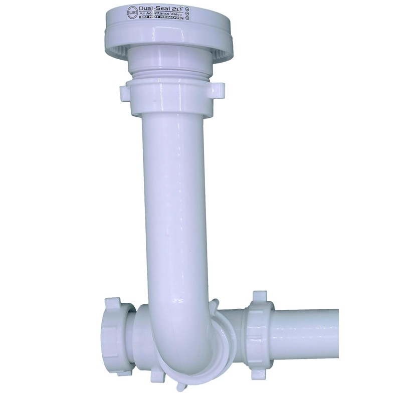 Tuuber air admittance valve 1-1/2-in with sink drain p-trap kit