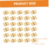 HOMSFOU 30 Pcs Box Mini Hinge Hinges for Kitchen Cabinets