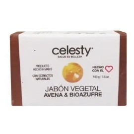 Jabón Artesanal Avena Y Bio Azufre Glicerina 100g Mayoreo                                                                                             