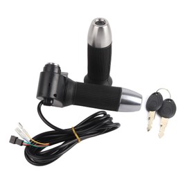 1 Pair E‑Bike Thumb Throttle LCD Display Digital Battery Voltage Power Switch for Electric Vehicle