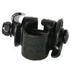 Steel Clamp for All Saddle with Mounting Hoses, Black