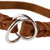 HUNTER Solid Education Heavy-Duty Braided Cowhide Dog Training Collar