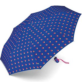 Esprit Easymatic Light Double Dot Pocket Umbrella, blue, Compact