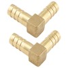 Zorfeter Brass Hose Barb Fitting 5/16" 8mm ID 90 Degree