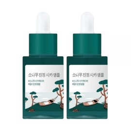Round Lab Soothing Care Sensitive Skin Pine Soothing Cica Ampoule 30ml x 2 / 라운드랩 진정케어 민감피부 소나무 진정 시카 앰플 30ml 2개