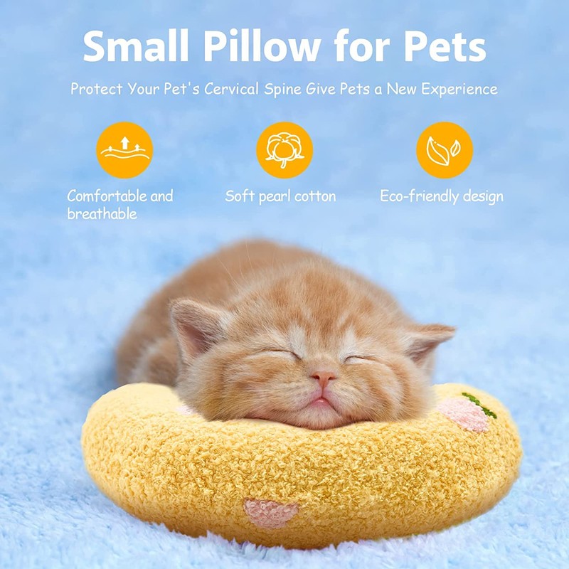 Jognee Pillow for Cats | Soft Fluffy Pet Calming Toy