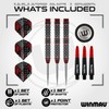 WINMAU Darts Cypher 22g 90% Tungsten Steel Tip Darts Set