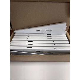 Rubbermaid LOT OF 16 Rubbermaid  9"  Twin Track Shelving Bracket WHITE New