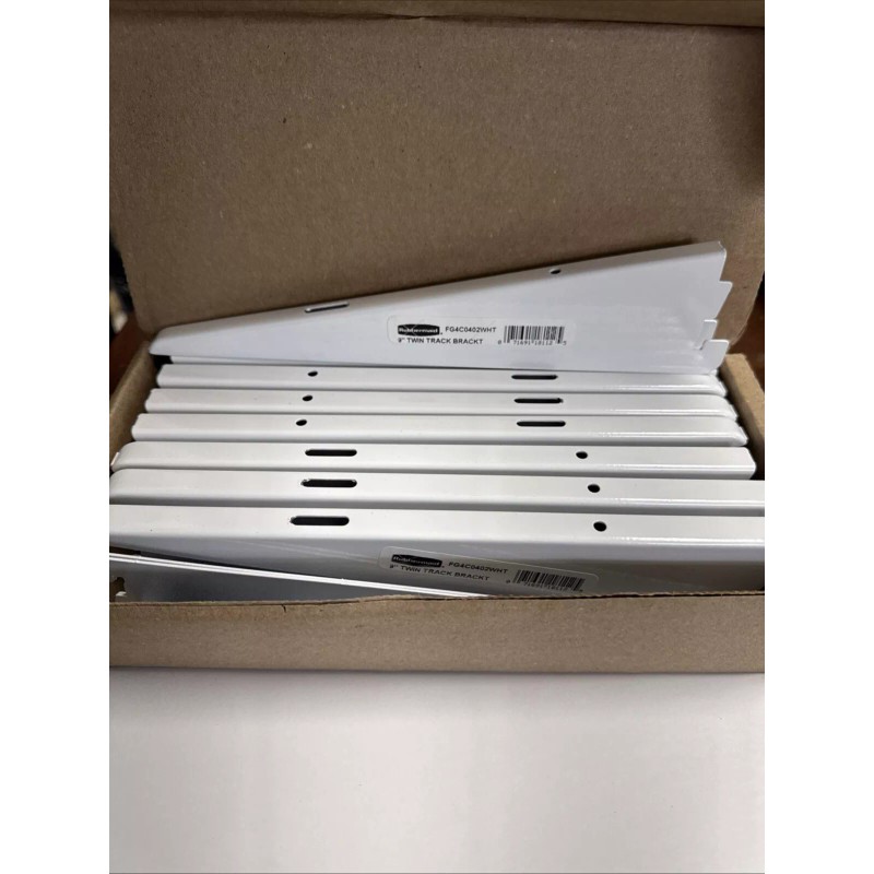 Rubbermaid LOT OF 16 Rubbermaid 9" Twin Track Shelving Bracket
