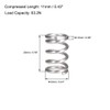 TA-VIGOR 10Pcs Extended Compressed Spring, 12mm OD,1.6mm Wire Size,20mm Length