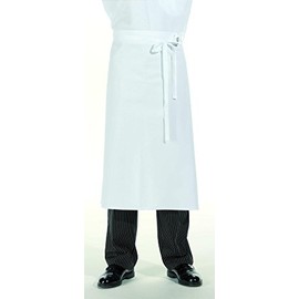 Apron 60 114 White ca 60 x 80 cm Cotton, white