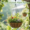 Bvtpoyy Plant Rollers Hooks Hanging Basket Hanger