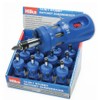 Hilka Tools 37012112 12-in-1 Stubby Ratchet Screwdriver, Blue, Set of