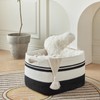 R RUNKA Large Rectangular Cotton Rope Storage Basket - 82L-