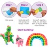 Colorations 3D Building Puffs & Shapes - 3008 Pieces