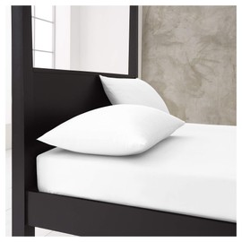 Gaveno Cavailia Super Soft Plain Dyed Diamond Housewife Pillow Cases [ 48 x 74 Cm - White ]