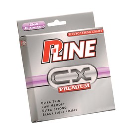 P-Line CX Premium Fluorocarbon Coated Filler Spool (300-Yard, 4-Pound, Clear Fluorescent)
