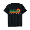 Evergreen Vintage Stripes Cushman, Nebraska T-Shirt