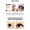 40 Pieces Fake Lashes No Glue Apply False Lashes Eyelash