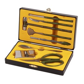 8PCS Lobster Crab Cracker Tools Stainless Steel Seafood Claw Tool Set Gift