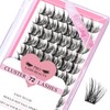 Cluster Eyelashes, Pack of 72 Individual Eyelashes, Eyelash Clusters, DIY