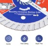 BRSCHNITT Diamond Saw Blade, 2pcs 75mm, Arbor 10mm, Dry/Wet Cutting,