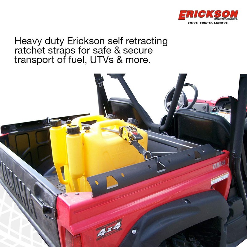 Erickson 34416 Pro Series Black 2" x 10' Retractable Ratcheting
