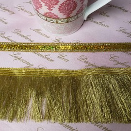 Expo International Single Row Starlight Hologram Sequin with Sparkle Edge Trim, 20-Yard, Silver