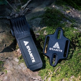 Granite Portaledge Fascia per Attacco Utensile per Supporto Portaborraccia per Bicicletta per Attrezzi e Camere d'Aria (Nero)