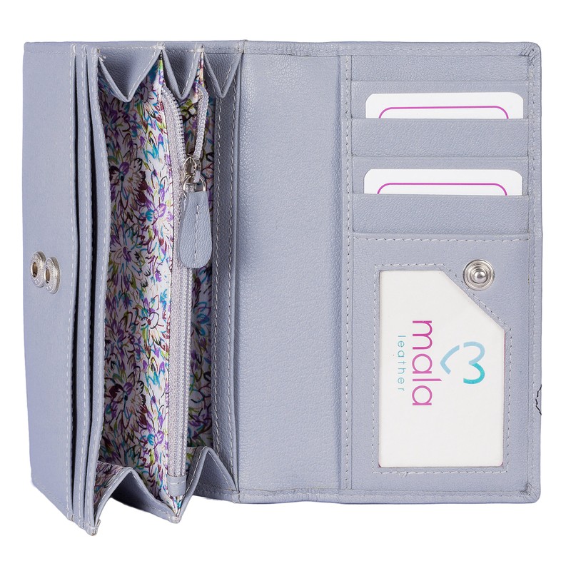 Bumble Bee flapover PURSE by Mala Leather soft leather with