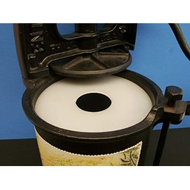 Nylon shim press for large Enterprise and Chop Rite cast iron sausage stuffer and wine press. Fits 6 & 8 Qt size