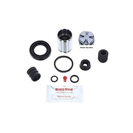 Bigg Red - Rear Brake Caliper Repair Seal Kit & Piston - Compatible with Focus, Modus, Barchetta, Gtv, Spider, etc..