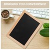 ULTNICE Wooden Chalkboard Double-Sided Message Board with Hanging String for