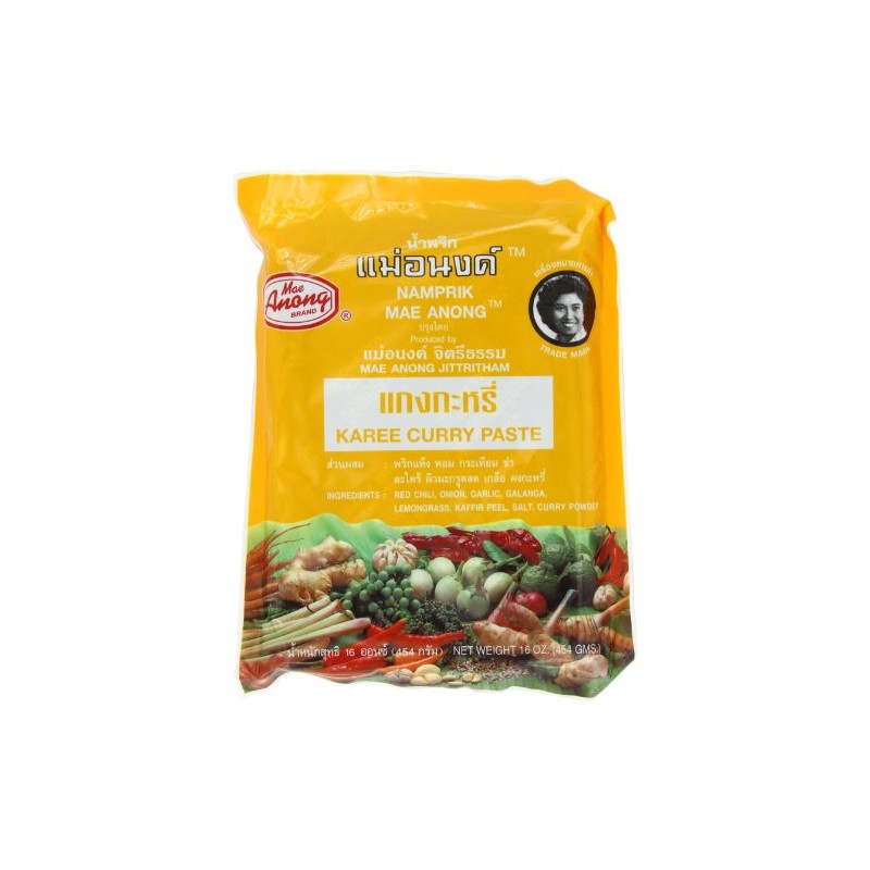 Mae Anong Karee Curry Paste, 16-Ounce