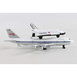 Daron Space Mission Toy Set Boeing 747 and Space Shuttle, Authentic Spacecraft Representations, Individually Packaged Playsets, Ages 3+