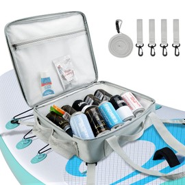 CAMULAND Paddle Board Cooler, Paddle Boarding Accessories, Waterproof Paddle Cooler Cooler Bag with Upper Mesh Pocket, SUP Bag Cooler for Paddle Board Kayak Cool Bag, blue, Sporty