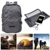ECE-816 Solar Powered Outdoor Foldable Hiking Backpacks Waterproof Camping Travel