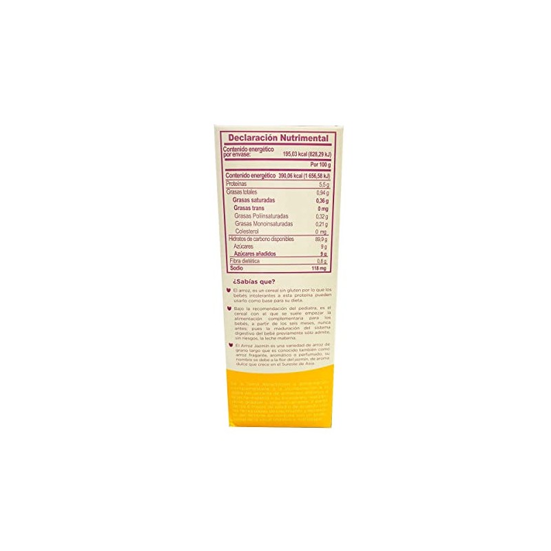 Galletas de arroz Jazmn Baby Parents Choice para bebes, Sin