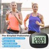 Pedometer for Walking, Large Digital Display and Clip, Pocket Pedometer
