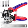 Belt Hole Puncher, Preciva 10 Sizes Leather Hole Punch, with