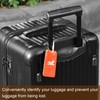 sourcing map Luggage Tag PVC Holders, Baggage Label Identifier with
