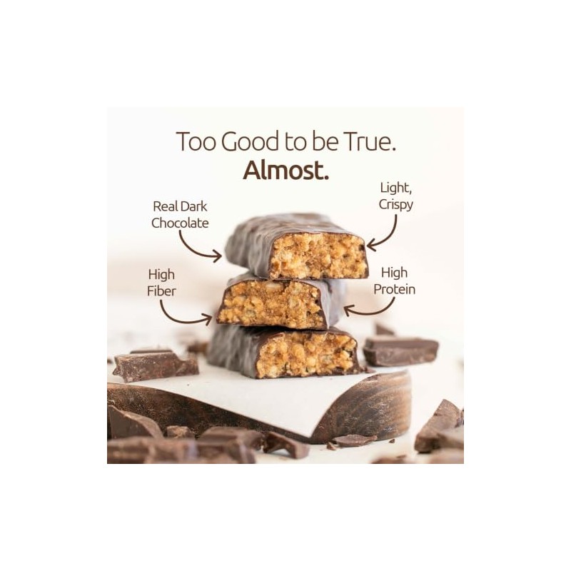 NuGO Slim Brownie Crunch, 1.59-Ounce (Pack of 12)