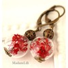 Real Flower Earrings Summer Joy III - Natural Jewellery -
