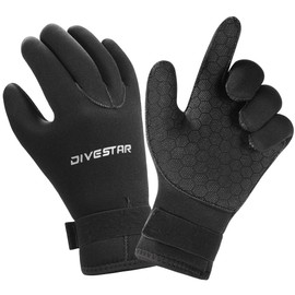 Wetsuit Gloves Neoprene Scuba Diving Gloves Surfing Gloves 3MM 5MM for Men Women Kids, Thermal Anti Slip Flexible Dive Water Gloves for Spearfishing Swimming Rafting Kayaking Paddling (5mm, S)