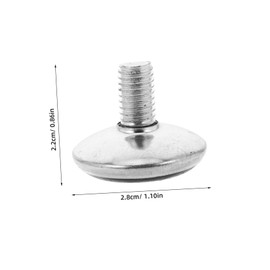 TEHAUX 24PCS Adjustable Leveling Feet Heavy Duty Furniture Levelers for Tables Chairs Screw in Threaded Design Non Slip Pads for Enhanced Stability Floor Protection