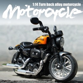 Motocicleta de juguete de aleación eléctrica, modelo de moto juguete, con música luz, para de niños, decoración de motocicletas, resistente al desgaste, resistencia a caída,