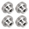 QUARKZMAN M6 Knurled Thumb Nuts x 4 Pieces Female Thread